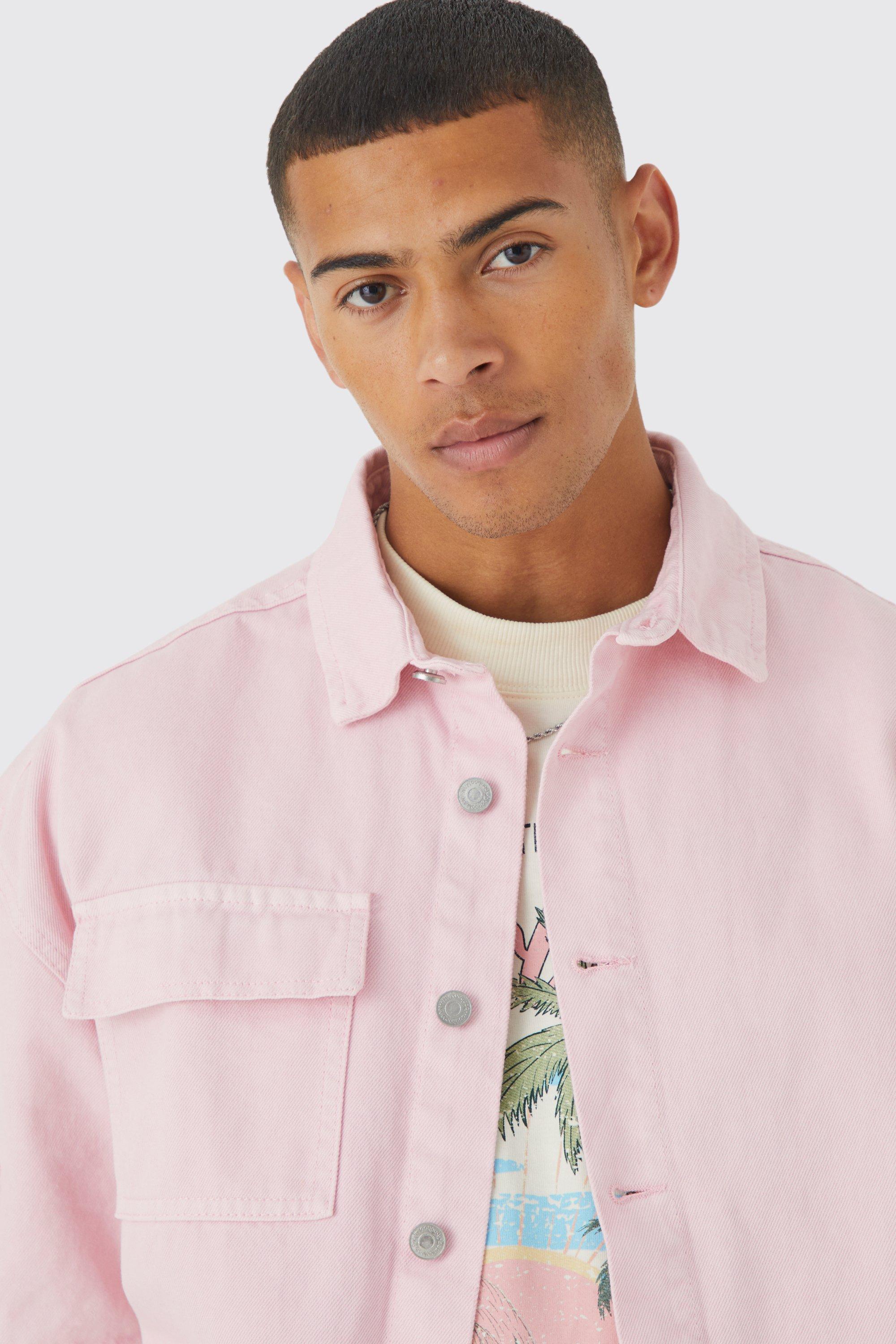 Pink deals jean shirt